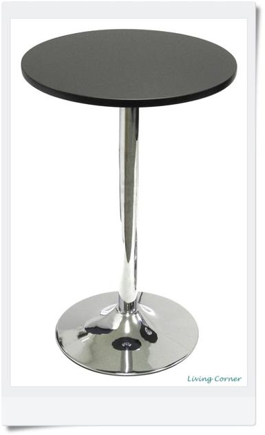 COZY โต๊ะโคซี่ หน้าโต๊ะทำจากไม้จริง สี Dark Brown ขาแชมเปญชุบโครเมี่ยม กันสนิม แข็งแรงทนทาน